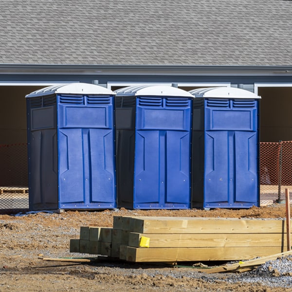 are there any restrictions on what items can be disposed of in the portable toilets in Hugo CO